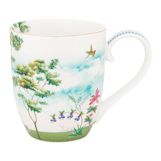 Set/2 Caneca Extra Grande Garça Branco Jolie - Pip Studio