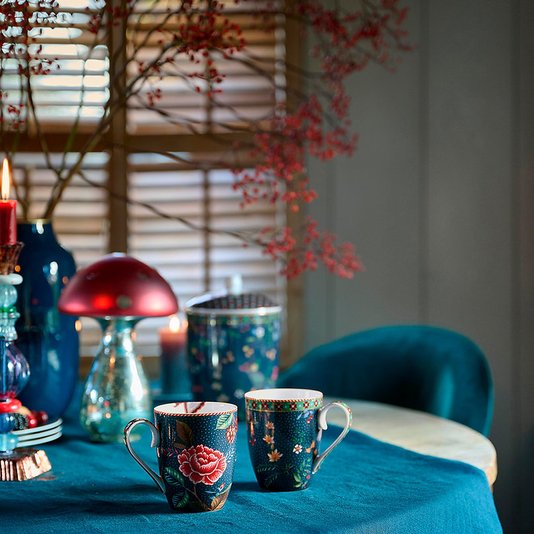 Set/2 Canecas Grandes Berry Blues - Berry Blues - Pip Studio