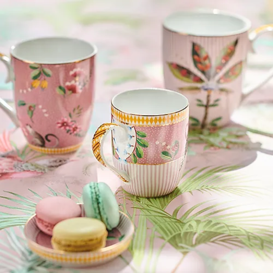 Set 2 Canecas Pequena Rosa La Majorelle Pip Studio
