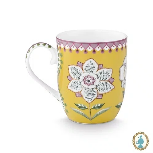 Set 2 Canecas Pequenas Amarelas Lily & Lotus - Pip Studio