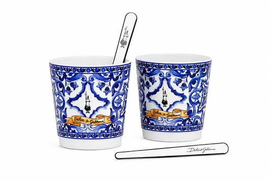 Set 2 Copinhos com 2 Misturadores Dolce & Gabbana - Bialetti