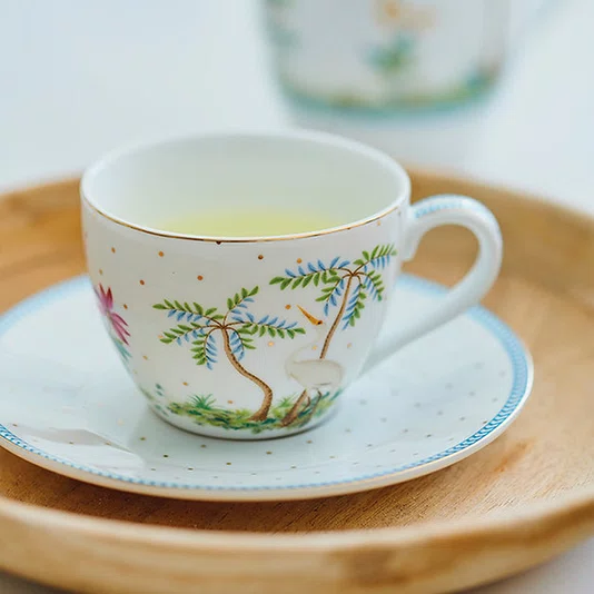 Set/2 Xícara de Cafezinho Dots Branco - Jolie 120ml - Pip Studio