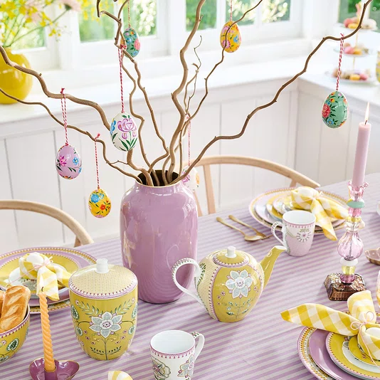 Set/4 Ovos Decorativos Papel Machê Pintado Home Accessories - Pip Studio