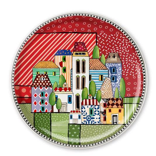 Set 4 Pratos 19cm Paese Mio - Egan Italy