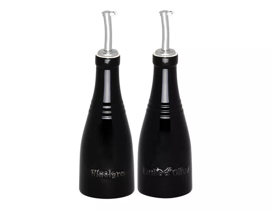 Set Azeite & Vinagre Clássico Black Onyx - Le Creuset