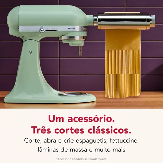 Set Rolos para Massas 3 em 1 Metálico - Kitchenaid