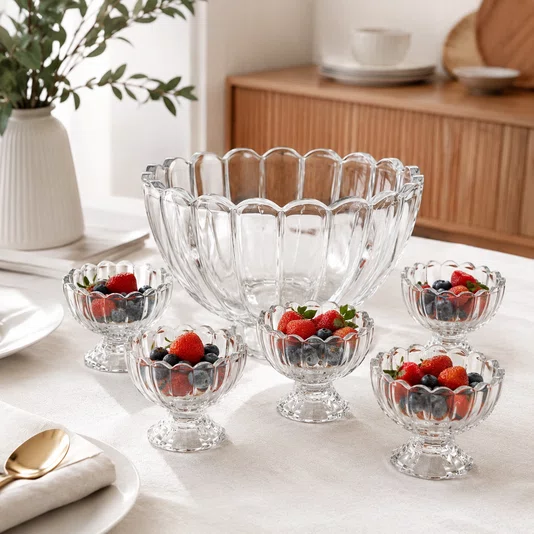 Set Sobremesa Bowl com Taças Geneva & Peças - Wolf
