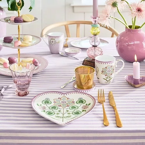 Set Caneca Chá 3 Peças Lily & Lotus Off White - Pip Studio