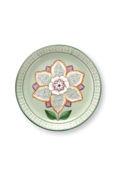 Set Caneca Chá 3 Peças Lily & Lotus Verde Claro - Pip Studio