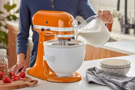 Sorveteira Branca para Stand Mixer - Kitchenaid