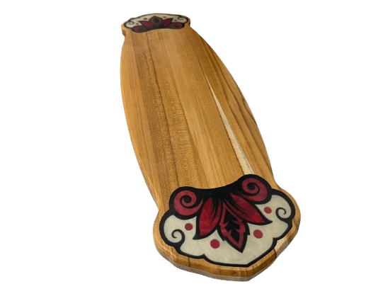 Tabua de Madeira Flower 01 - Woodland