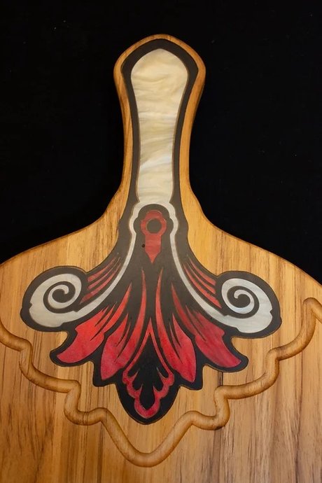 Tabua de Madeira Flower 03 - Woodland