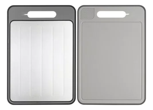 Tábua Dupla Face Inox C Amolador 36,5x25cm - Tuut