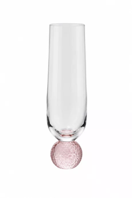 Taca Champagne Vidro Orbe Rose Unidade
