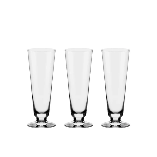 Conjunto de 3 Taças de Cristal para Cerveja 380ml - Pilsner Classic - Oxford