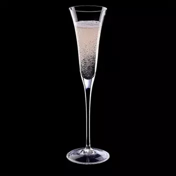 Taças de Cristal Liso Champagne 6 Pçs 150ml - Strauss