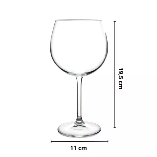 Tacas para Gin Tonica Gastro em Cristal 6 Pçs