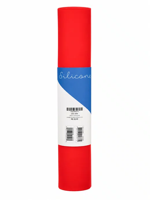 Tapete Silicone Pia 40x60cm Vermelho Hercules