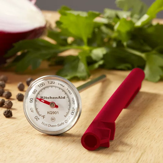 Termômetro Culinário Analógico de Leitura Instantânea Vermelho - Kitchenaid