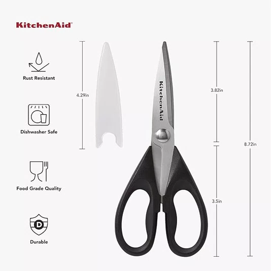 Tessoura de Cozinha Preta - Kitchenaid