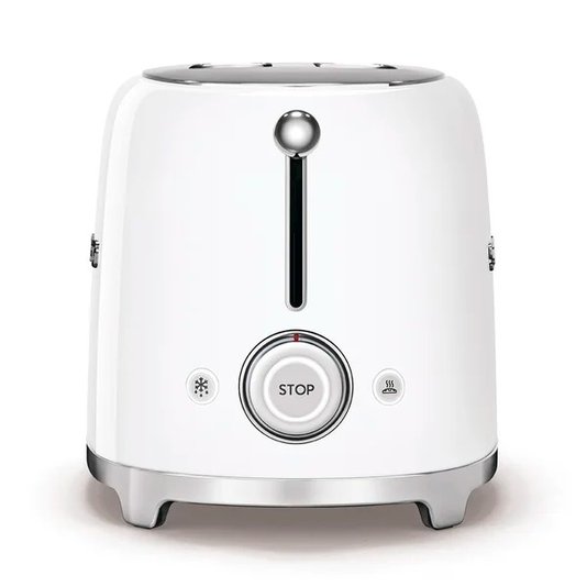 Torradeira 2 Fatias Anni 50, Branco, 220v - Tsf01whbr - Smeg