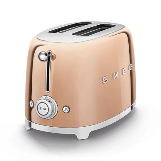 Torradeira 2 Fatias Anni 50, Rose Gold, 220v - Smeg