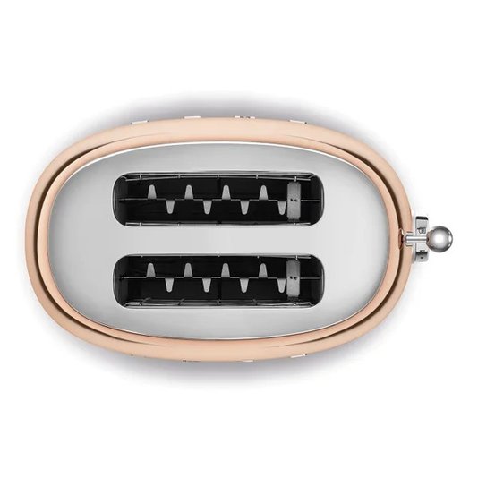 Torradeira 2 Fatias Anni 50, Rose Gold, 220v - Smeg