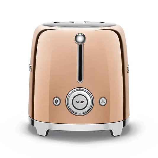 Torradeira 2 Fatias Anni 50, Rose Gold, 220v - Smeg