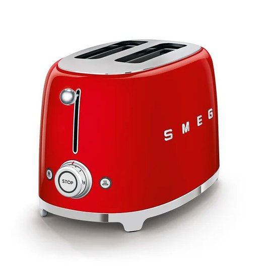 Torradeira 2 Fatias Anni 50, Vermelho, 220v - Tsf01rdbr - Smeg