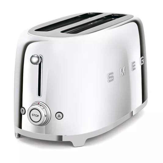 Torradeira 4 Fatias Anni 50, Cromada, 220v - Smeg