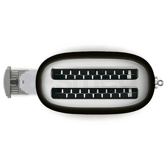 Torradeira 4 Fatias Preta 220v - Smeg