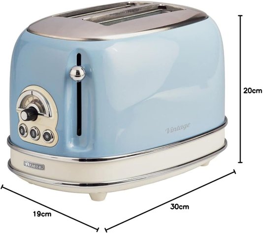 Torradeira Elétrica 155 Vintage Azul P/ 2 Fatias 750w 220v - Ariete