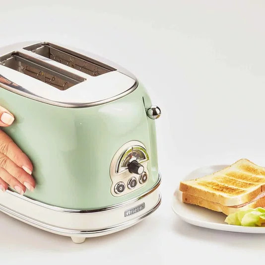 Torradeira Elétrica Vintage Verde 127V 750W - Ariete