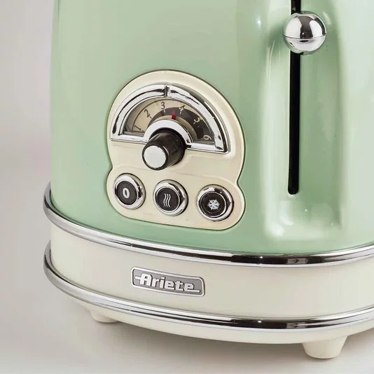 Torradeira Elétrica Vintage Verde 127V 750W - Ariete