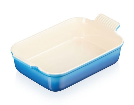 Travessa Retangular 32cm Azul Marseille Heritage Le Creuset