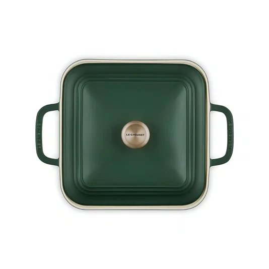 Travessa Quadrara com Tampa 2,9l Verde Foret - Le Creuset