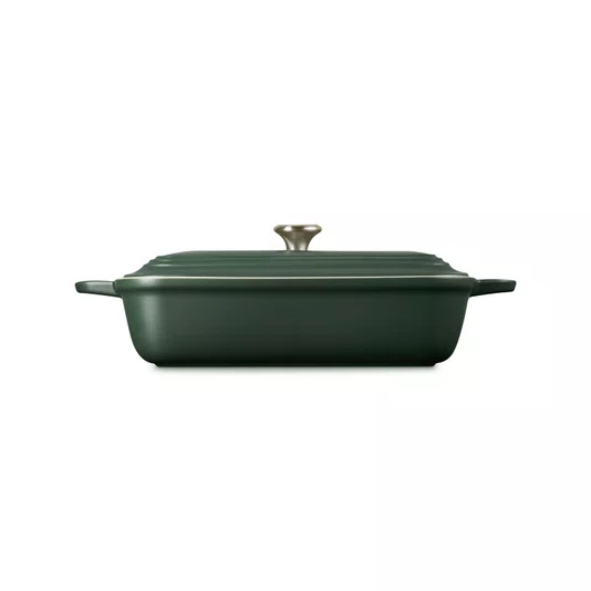 Travessa Retangular com Tampa San Fran 30cm Verde Foret - Le Creuset