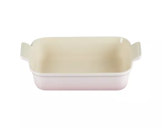 Travessa Retangular Heritag 32cm Shell Pink - Le Creuset
