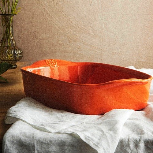 Travessa Retangular Laranja 29x19cm - Emile Henry