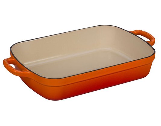 Travessa Retangular Signature Laranja 37cm - Le Creuset