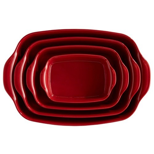 Travessa Retangular Vermelha 22x14cm - Emile Henry