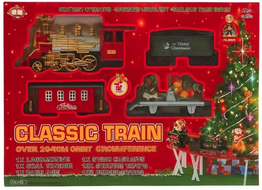 Kit Trem de Natal Led Som e Movimento - Cromus