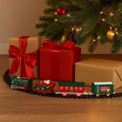 Kit Trem de Natal com Led Som e Movimento 22pçs - Cromus
