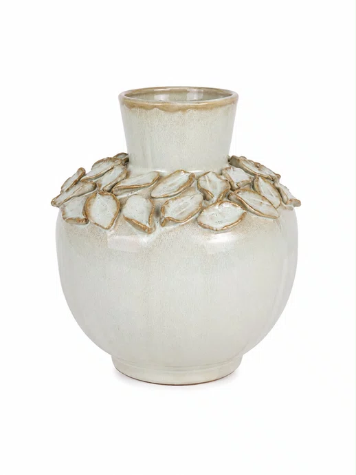 Vaso de Cerâmica Off White 35 X 28 CM - Grillo