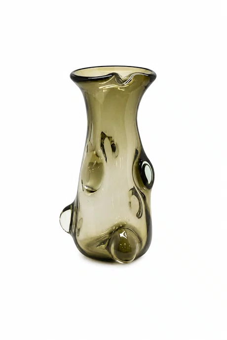 Vaso em Vidro Marron 35x20x20 - Grillo