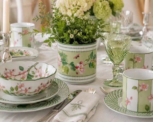 Vaso Floral Horticool Green 11cm - Tea Delight