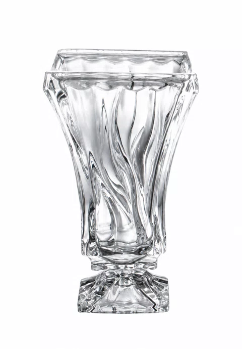 Vaso Triaru com Pe Cristal 12x24