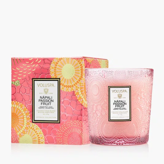 Vela Copo Vidro Classico 60h Napali Passion Fruit - Voluspa