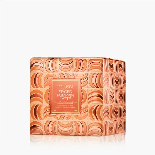 Vela Copo Vidro Classico 60h Spiced Pumpkin Latte - Voluspa