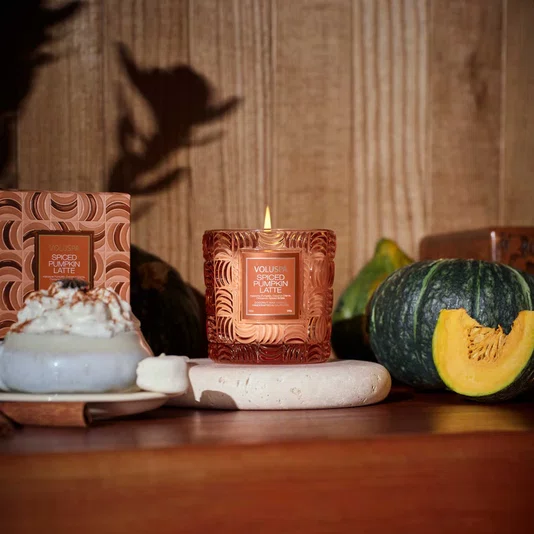 Vela Copo Vidro Classico 60h Spiced Pumpkin Latte - Voluspa